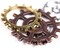 100 Gram DIY Assorted Color Antique Metal Steampunk Gears Charms Pendant Clock Watch Wheel Gear for Crafting, Jewelry Making Accessory